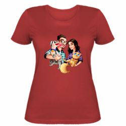 Женская футболка Edison Family - PrintSalon