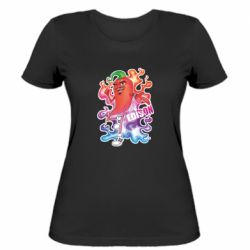 Женская футболка Эдисон - PrintSalon