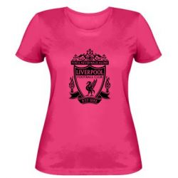 Женская футболка FC Liverpool Logo - PrintSalon