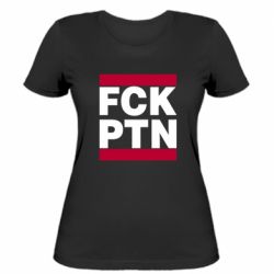 Женская футболка FCN PTN - PrintSalon