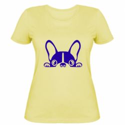 Женская футболка French Bulldog Puppy