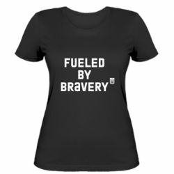Женская футболка Fueled by bravery - PrintSalon