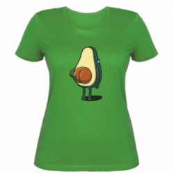 Женская футболка Funny avocado