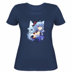 Женская футболка Ganyu - PrintSalon