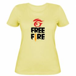Жіноча футболка Garena and Free Fire logo - PrintSalon