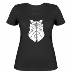 Жіноча футболка Geometric Owl - PrintSalon