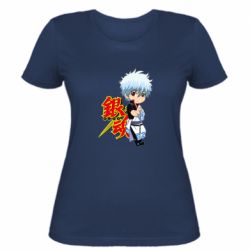 Женская футболка Гинтама Мальчик - PrintSalon