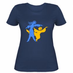 Женская футболка Гопак. Девушка и парень - PrintSalon