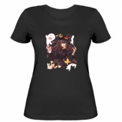 Жіноча футболка Halloween Impact Hu Tao - PrintSalon