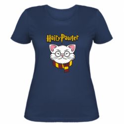 Женская футболка Harry Potter cat - PrintSalon