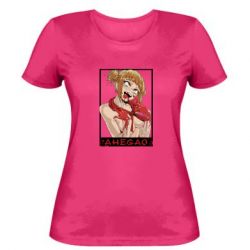 Жіноча футболка Хіміко ахегао - PrintSalon