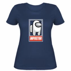Женская футболка Impostor AmongUs - PrintSalon