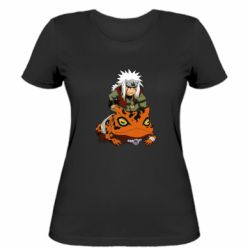 Жіноча футболка Jiraiya and Gamabunta - PrintSalon
