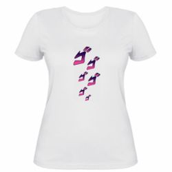 Женская футболка jojo hieroglyphs