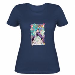 Женская футболка Jojo's bizzare poster - PrintSalon