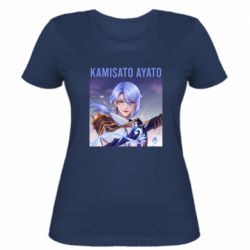 Женская футболка Kamisato Ayato - PrintSalon