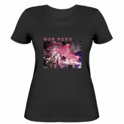 Женская футболка Кицунэ Яэ Мико - PrintSalon