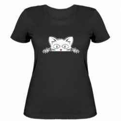 Женская футболка Котейка - PrintSalon