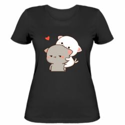 Женская футболка Котики кохання - PrintSalon