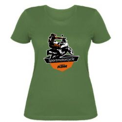Женская футболка KTM Sportmotorcycle Art - PrintSalon