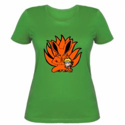 Женская футболка Kurama And Naruto