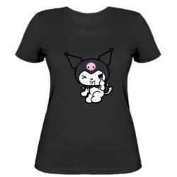 Женская футболка Kuromi hello kitty - PrintSalon