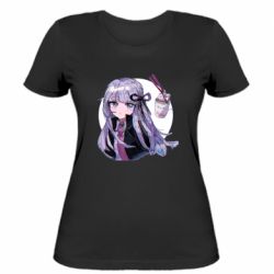 Женская футболка Kyoko Kirigiri glitch art - PrintSalon