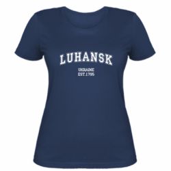 Женская футболка LUHANSK - PrintSalon