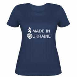 Жіноча футболка Made in Ukraine symbol - PrintSalon