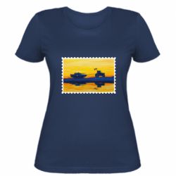 Жіноча футболка Марка Доброго вечора, ми з України - PrintSalon
