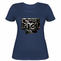 Жіноча футболка Metro 2033 wars - PrintSalon