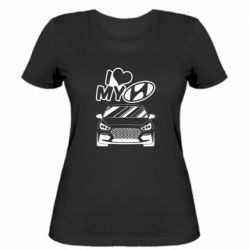 Женская футболка Моя любовь Хендай - PrintSalon