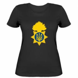 Женская футболка Національна гвардія України - PrintSalon