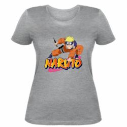 Женская футболка Naruto with logo