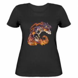 Женская футболка Natsu with a dragon - PrintSalon