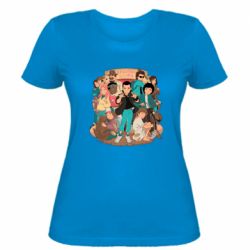 Женская футболка Очень странные дела арт - PrintSalon