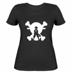 Жіноча футболка One Piece Luffy Captain - PrintSalon