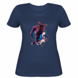 Женская футболка ОСД Одиннадцать и Демогоргон - PrintSalon