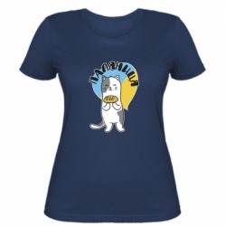 Женская футболка Паляниця, кот - PrintSalon