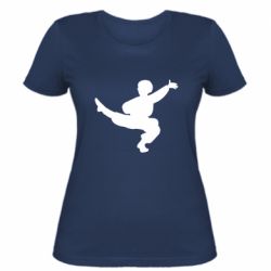 Женская футболка Парень танцует гопак