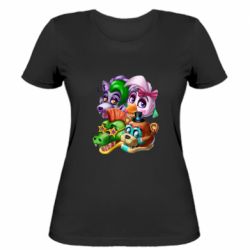Женская футболка Персонажи FNAF - PrintSalon