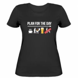 Женская футболка План на день - PrintSalon