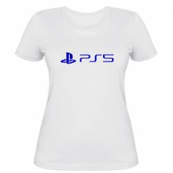 Женская футболка PlayStation 5 Logo - PrintSalon