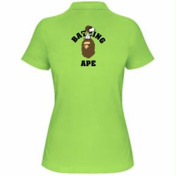Женское поло A bathing ape peanuts - PrintSalon