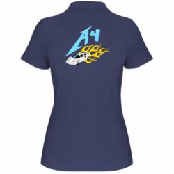 Женское поло A4 Lamba And Fire - PrintSalon