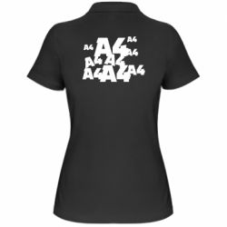 Женское поло A4 Pattern - PrintSalon