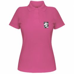 Женское поло Ahegao Girl - PrintSalon