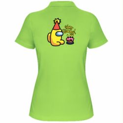 Жіноче поло Among Us Happy Birthday - PrintSalon