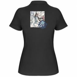 Женское поло Арт с Лань Чжань - PrintSalon
