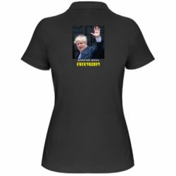 Женское поло Boris Johnson Everybody - PrintSalon